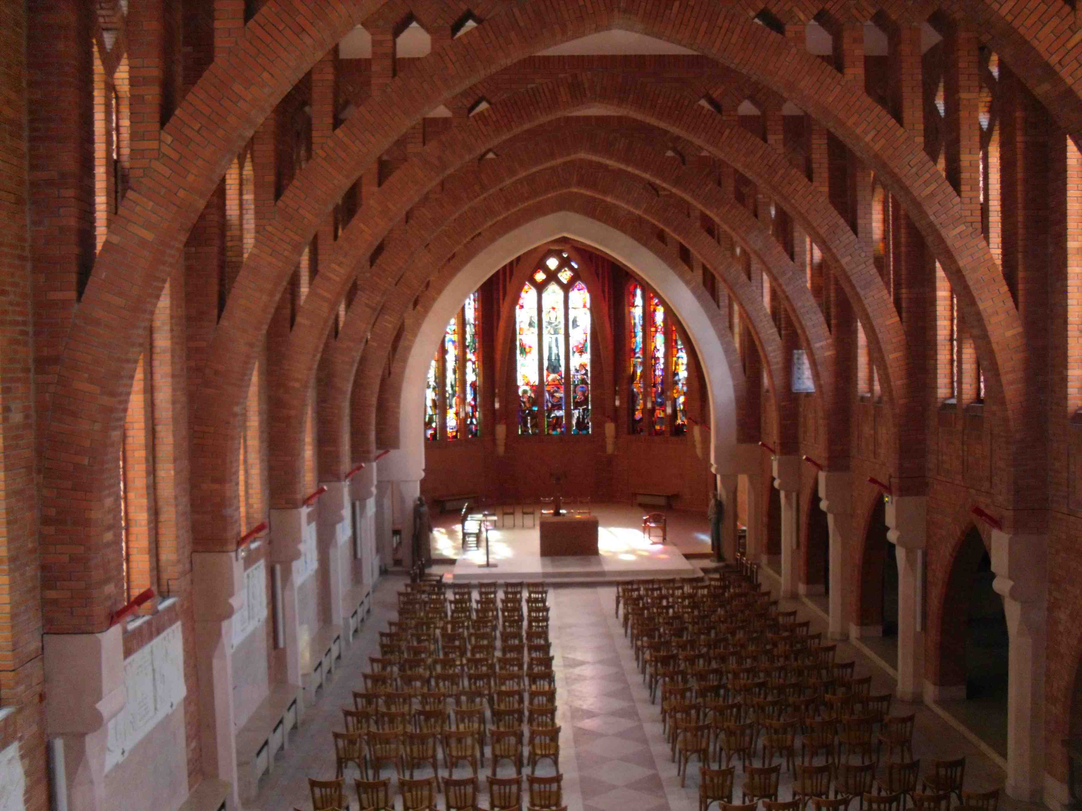 chapelle couvent saint françois après ravalement nef